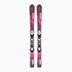 Children's downhill skis Salomon Lux Jr S + C5 bordeau/pink 6