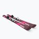 Children's downhill skis Salomon Lux Jr S + C5 bordeau/pink 8