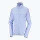 Women's Salomon Outrack Full Zip Mid fleece sweatshirt blue LC1710100