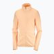 Women's Salomon Outrack Full Zip Mid fleece sweatshirt apricot ice LC1710300 4