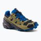 Men's Salomon Speedcross 5 GTX green-blue trail shoes L41612400