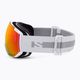 Salomon ski goggles Radium white/sigma poppy red L47005300 4