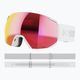 Salomon ski goggles Radium white/sigma poppy red L47005300 7