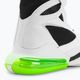 Women's Nike Air Max Box shoes white/black/electric green 9