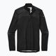 Men's Smartwool Intraknit Merino 200 1/4 Zip thermal T-shirt black SW016260960 4