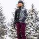 Women's Volcom Costus HD grey-black snowboard sweatshirt H4152205-BKB 4