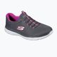 SKECHERS Summits women's training shoes charcoal/purple 7