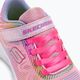 SKECHERS Go Run 600 Shimmer Speeder children's training shoes light pink/multi 8