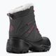 Columbia Rope Tow III WP Girl children's snow boots dark grey/haute pink 9