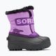 Sorel Snow Commander children's snow boots gumdrop/purple violet 7