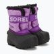 Sorel Snow Commander gumdrop/purple violet children's snow boots 4