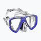 Mares Trygon snorkelling mask clear and navy blue 411262 6