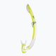 Mares Combo Pirate Neon yellow/white/clear children's snorkel set 411788BB 3