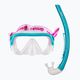 Mares Combo Keewee Junior aqua/white/clear children's snorkel kit