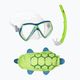 Mares Combo Zoo green children's snorkel set