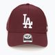 47 Brand MLB Los Angeles Dodgers MVP dark maroon baseball cap 4