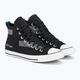 Converse Chuck Taylor All Star Hi black/blue/white trainers 4