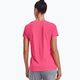 Under Armour Tech SSV women's training t-shirt - Solid 653 pink/silver 1255839 4