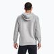 Men's Under Armour Rival Hoodie mod gray light heather/black 3