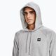 Men's Under Armour Rival Hoodie mod gray light heather/black 4