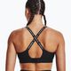 Under Armour Infinity Mid Covered fitness bra black 1363353 2