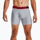 Under Armour men's boxer shorts Ua Tech 6In 2-Pak mod gray light heather/jet gray light heather 7