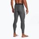 Under Armour HeatGear carbon heather/black men's training leggings 3