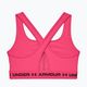 Under Armour Crossback Mid fitness bra pink 1361034 2