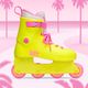 Women's roller skates IMPALA Lightspeed Inline Skate barbie bright yellow 9