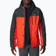 Columbia Pouring Adventure men's rain jacket black and red 1760061 3