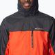 Columbia Pouring Adventure men's rain jacket black and red 1760061 5