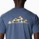 Men's Columbia Tech Trail Graphic Tee blue 1930802 trekking shirt 3