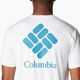 Men's Columbia Tech Trail Graphic Tee white 1930802 trekking shirt 3