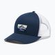 Columbia Mesh Snap Back baseball cap navy blue and white 1652541 5