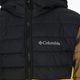 Columbia Powder Lite Hooded Children's Down Jacket Black and Yellow 1802901 3