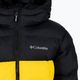 Columbia children's down jacket Pike Lake Hooded black and yellow 1799491 3
