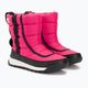 Sorel Outh Whitney II Puffy Mid junior snow boots cactus pink/black 4