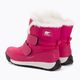 Children's trekking boots Sorel Whitney II Strap Wp cactus pink/black 3