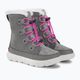 Sorel Sorel Explorer Lace quarry/bright lavender junior snow boots 4