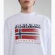Men's Napapijri B-Kreis C brightwhite sweatshirt 4