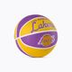 Wilson NBA Team Retro Mini Los Angeles Lakers basketball WTB3200XBLAL size 3 2