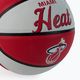 Wilson NBA Team Retro Mini Miami Heat basketball WTB3200XBMIA size 3 3