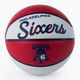 Wilson NBA Team Retro Mini Philadelphia 76ers basketball WTB3200XBPHI size 3