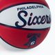 Wilson NBA Team Retro Mini Philadelphia 76ers basketball WTB3200XBPHI size 3 3