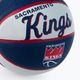 Wilson NBA Team Retro Mini Sacramento Kings basketball WTB3200XBSAC size 3 3