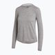 Women's Saucony Stopwatch grey running shirt SAW800371-LGH