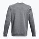 Men's Under Armour Essential Fleece Crew sweatshirt pitch gray medium heather/white 5