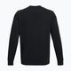Men's Under Armour Essential Fleece Crew black/white sweatshirt 5