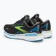 Brooks Adrenaline GTS 23 black/hawaiian ocean/green men's running shoes 3