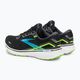 Brooks Ghost 15 men's running shoes black/hawaiian pcean/green 3